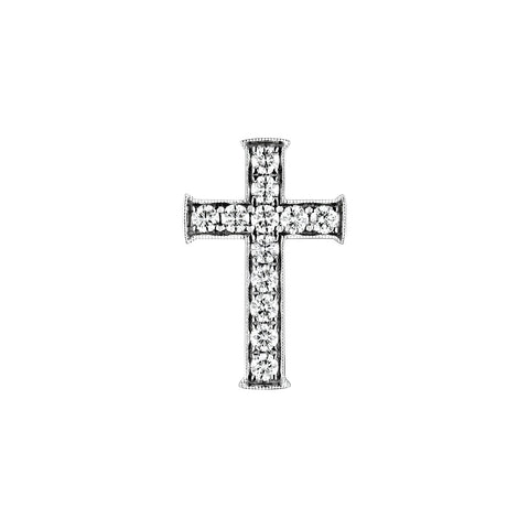 Diamond Cross Pendant-Diamond Cross Pendant - DPNEL00125