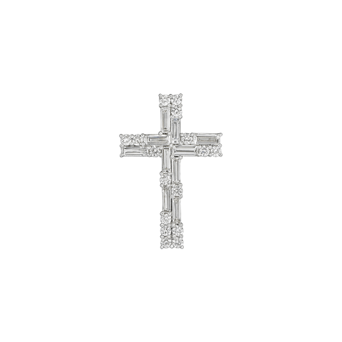 Diamond Cross Pendant-Diamond Cross Pendant - DPNEL00133