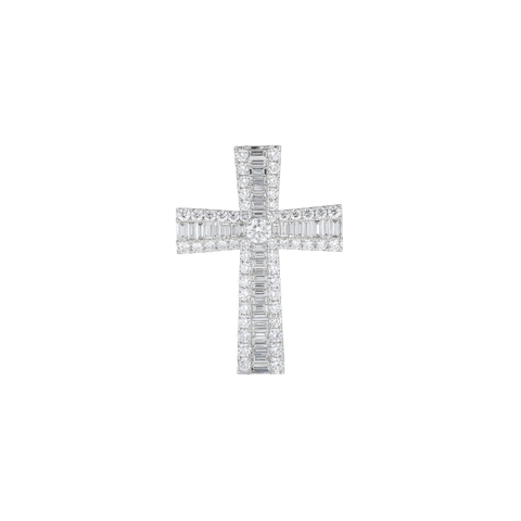 Diamond Cross Pendant-Diamond Cross Pendant - DPNEL00166