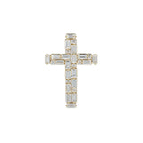 Diamond Cross Pendant with Chain-Diamond Cross Pendant with Chain - DNNEL00273