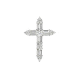 Diamond Cross Pendant with Chain-Diamond Cross Pendant with Chain - DNNEL00281