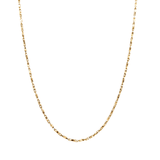 Diamond-cut Gold Chain Necklace-Diamond - cut Gold Chain Necklace - 8NKEY05906