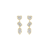 Diamond Dangle Earrings-Diamond Dangle Earrings - DENKA04630