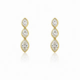 Diamond Drop Earrings-Diamond Drop Earrings - DENKA04701