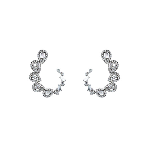 Diamond Earrings-Diamond Earrings - DERDI00216