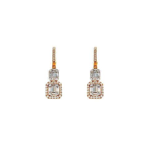 Diamond Earrings-Diamond Earrings - DERDI00273
