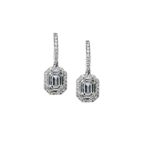 Diamond Earrings-Diamond Earrings - DETIJ01820