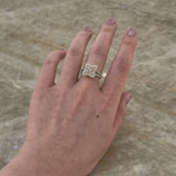 Diamond Floral Ring-Diamond Floral Ring - DRUJD00604