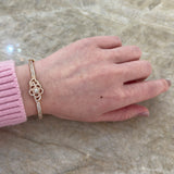 Diamond Flower Bangle-Diamond Flower Bangle - DBMXM00547