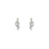 Diamond Huggie Earrings-Diamond Huggie Earrings - DERDI00190