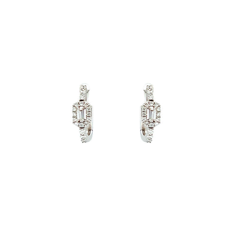 Diamond Huggie Earrings-Diamond Huggie Earrings - DERDI00190