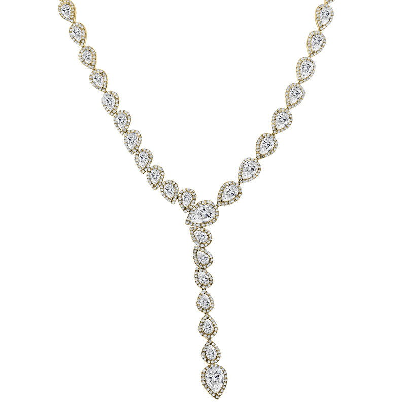 Diamond Lariat Necklace-Diamond Lariat Necklace - DNODE00109