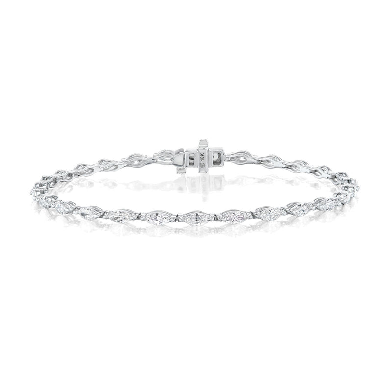 Diamond Line Bracelet-Diamond Line Bracelet - DBNKA02044