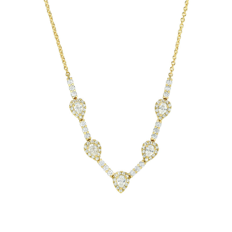 Diamond Necklace-Diamond Necklace - DNNEL00307