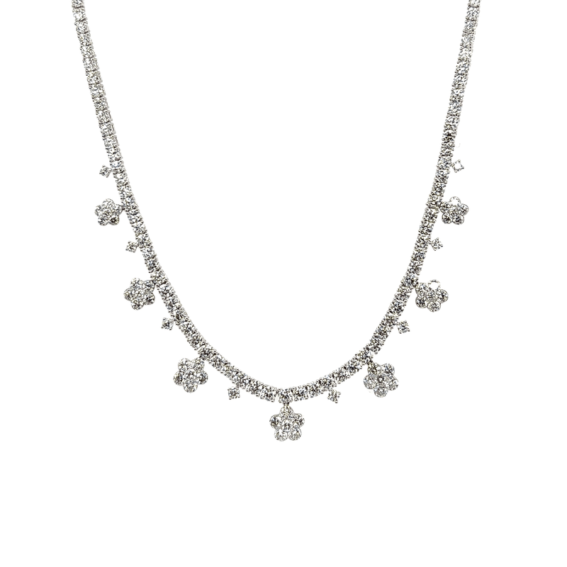 Diamond Necklace-Diamond Necklace - DNNEL00315