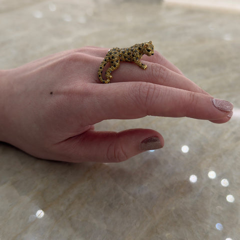 Diamond Panther Ring-Diamond Panther Ring - DRTIJ03775