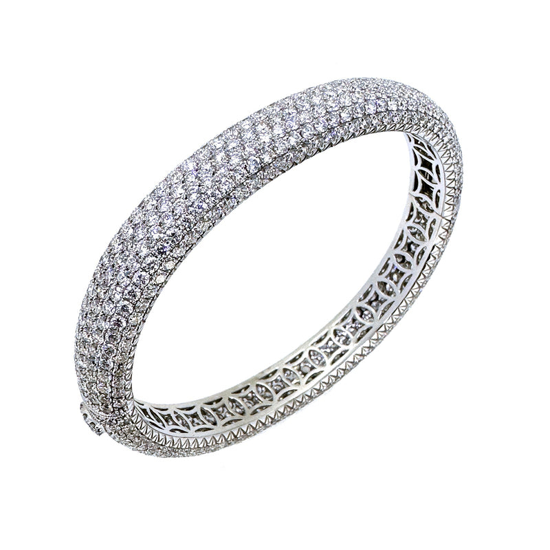 Diamond Pave Bangle-Diamond Pave Bangle - DBTIJ02357