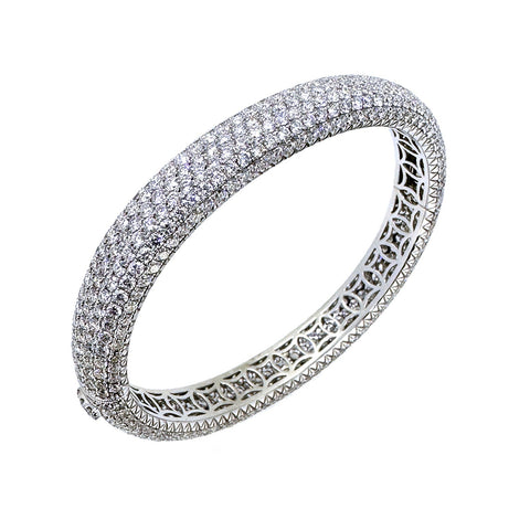 Diamond Pave Bangle-Diamond Pave Bangle - DBTIJ02357