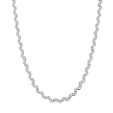 Diamond Wave Necklace-Diamond Wave Necklace DNODE00091