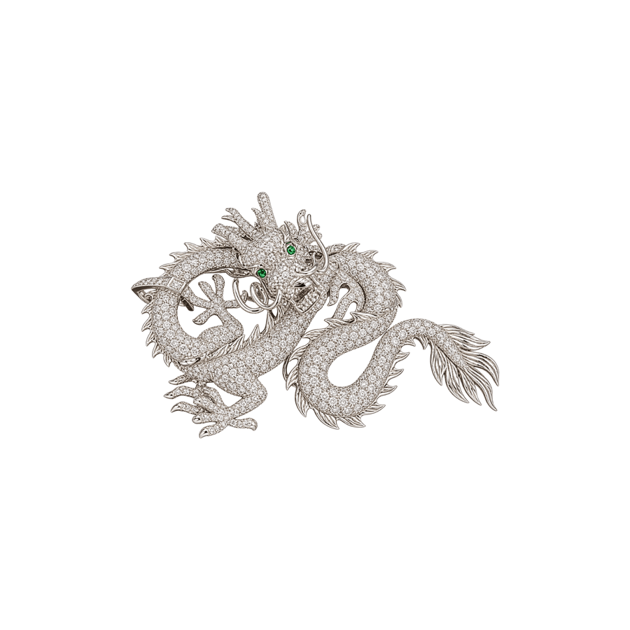 Diamonds Dragon Brooch - CH Premier 
