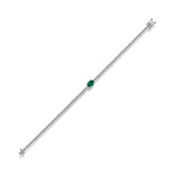 Emerald Diamond Bracelet-Emerald Diamond Bracelet - EBRTJ00037
