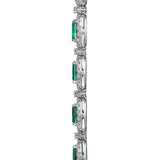 Emerald Diamond Bracelet-Emerald Diamond Bracelet - EBRTJ00046