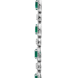 Emerald Diamond Bracelet-Emerald Diamond Bracelet - EBRTJ00055