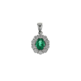 Emerald Diamond Pendant-Emerald Diamond Pendant - EPRTJ00064