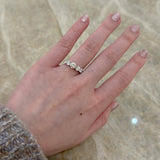 Five-Stone Platinum Diamond Band-Five - Stone Platinum Diamond Band - DRGUM00380