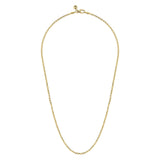 Gabriel & Co. 22 Inch 14K Yellow Gold Hollow Mens Link Chain Necklace-Gabriel & Co. 22 Inch 14K Yellow Gold Hollow Mens Link Chain Necklace - NKM7009-22Y4JJJ