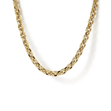 Gabriel & Co. 22 Inch 14K Yellow Gold Hollow Men's Link Chain Necklace-Gabriel & Co. 22 Inch 14K Yellow Gold Hollow Men's Link Chain Necklace NKM7010-22Y4JJJ