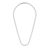 Gabriel & Co. 22 Inch 3mm 925 Sterling Silver Solid Figaro Chain Necklace-Gabriel & Co. 22 Inch 3mm 925 Sterling Silver Solid Figaro Chain Necklace NKM2157-22SVJJJ