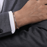 Gabriel & Co. 5mm 925 Sterling Silver Solid Mens Box Chain Bracelet-Gabriel & Co. 5mm 925 Sterling Silver Solid Mens Box Chain Bracelet TBM2078SVJJJ