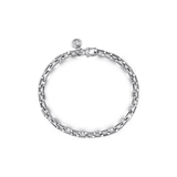 Gabriel & Co. 925 Sterling Silver Solid Faceted Chain Bracelet-Gabriel & Co. 925 Sterling Silver Solid Faceted Chain Bracelet TBM4516SVJJJ