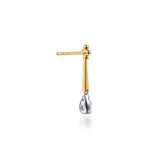 Gabriel & Co. Bujukan and Diamond Teardrop Stud Drop Earrings-Gabriel & Co. Bujukan and Diamond Teardrop Stud Drop Earrings - EG15503M45JJ