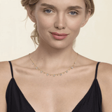 Gabriel & Co. Bujukan Beads and Diamond Droplet Necklace-Gabriel & Co. Bujukan Beads and Diamond Droplet Necklace - NK7793M45JJ