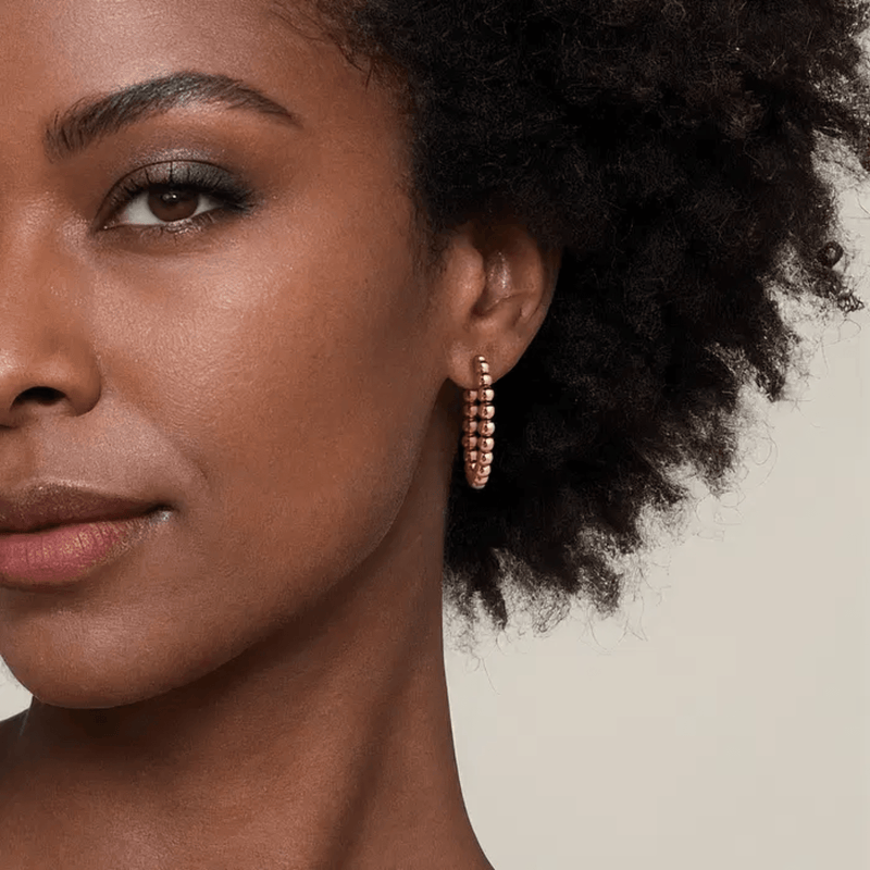 Gabriel & Co. Bujukan Beads Classic Hoop Earrings-Gabriel & Co. Bujukan Beads Classic Hoop Earrings - EG15132Y4JJJ