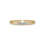 Gabriel & Co. Bujukan Pave Diamond Bangle Bracelet with Lock-Gabriel & Co. Bujukan Pave Diamond Bangle Bracelet with Lock BG5085-62Y45JJ.LOCK