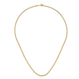 Gabriel & Co. Cable Chain Necklace with Taggant Logo-Gabriel & Co. Cable Chain Necklace with Taggant Logo - NC1003-18Y4JJJ
