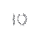 Gabriel & Co. Classic Diamond Huggies 15mm-Gabriel & Co. Classic Diamond Huggies 15mm - EG13647W45JJ