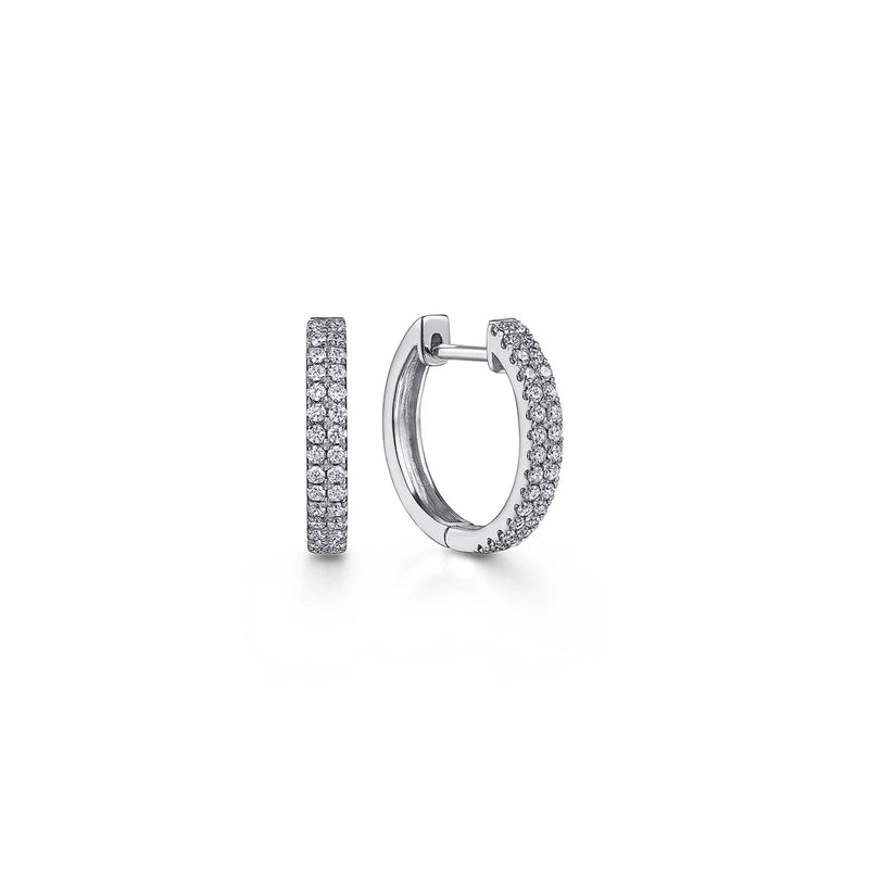 Gabriel & Co. Classic Diamond Huggies-Gabriel & Co. Classic Diamond Huggies - EG13173W45JJ