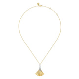 Gabriel & Co. Diamond and Diamond Cut Pendant Necklace-Gabriel & Co. Diamond and Diamond Cut Pendant Necklace - NK8012M45JJ