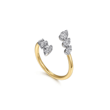 Gabriel & Co. Diamond Bypass Ladies Ring-Gabriel & Co. Diamond Bypass Ladies Ring - LR52573M45JJ