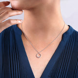 Gabriel & Co. Diamond Circle Pendant Necklace-Gabriel & Co. Diamond Circle Pendant Necklace - NK6214W45JJ