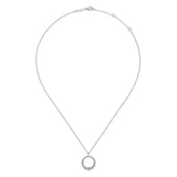 Gabriel & Co. Diamond Circle Pendant Necklace-Gabriel & Co. Diamond Circle Pendant Necklace - NK6214W45JJ
