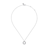 Gabriel & Co. Diamond Circle Pendant Necklace-Gabriel & Co. Diamond Circle Pendant Necklace - NK7763W45JJ