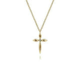 Gabriel & Co. Diamond Cross Pendant Necklace-Gabriel & Co. Diamond Cross Pendant Necklace - NK6408Y45JJ