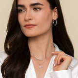 Gabriel & Co. Diamond Curved Bar Necklace-Gabriel & Co. Diamond Curved Bar Necklace - NK6216W45JJ