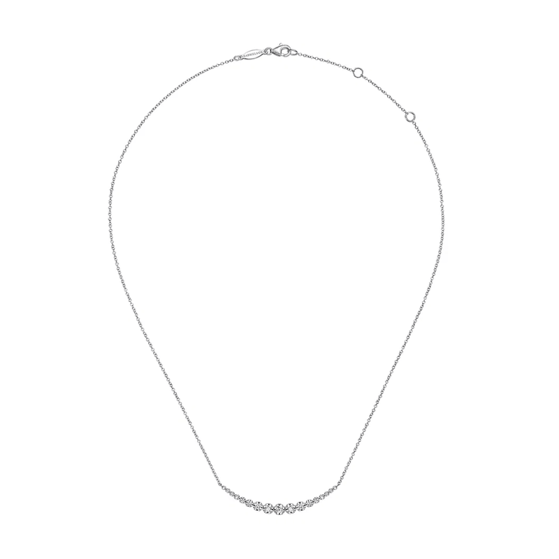 Gabriel & Co. Diamond Curved Bar Necklace-Gabriel & Co. Diamond Curved Bar Necklace - NK6216W45JJ