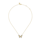 Gabriel & Co. Diamond Cut Butterfly Necklace-Gabriel & Co. Diamond Cut Butterfly Necklace - NK7557M45JJ